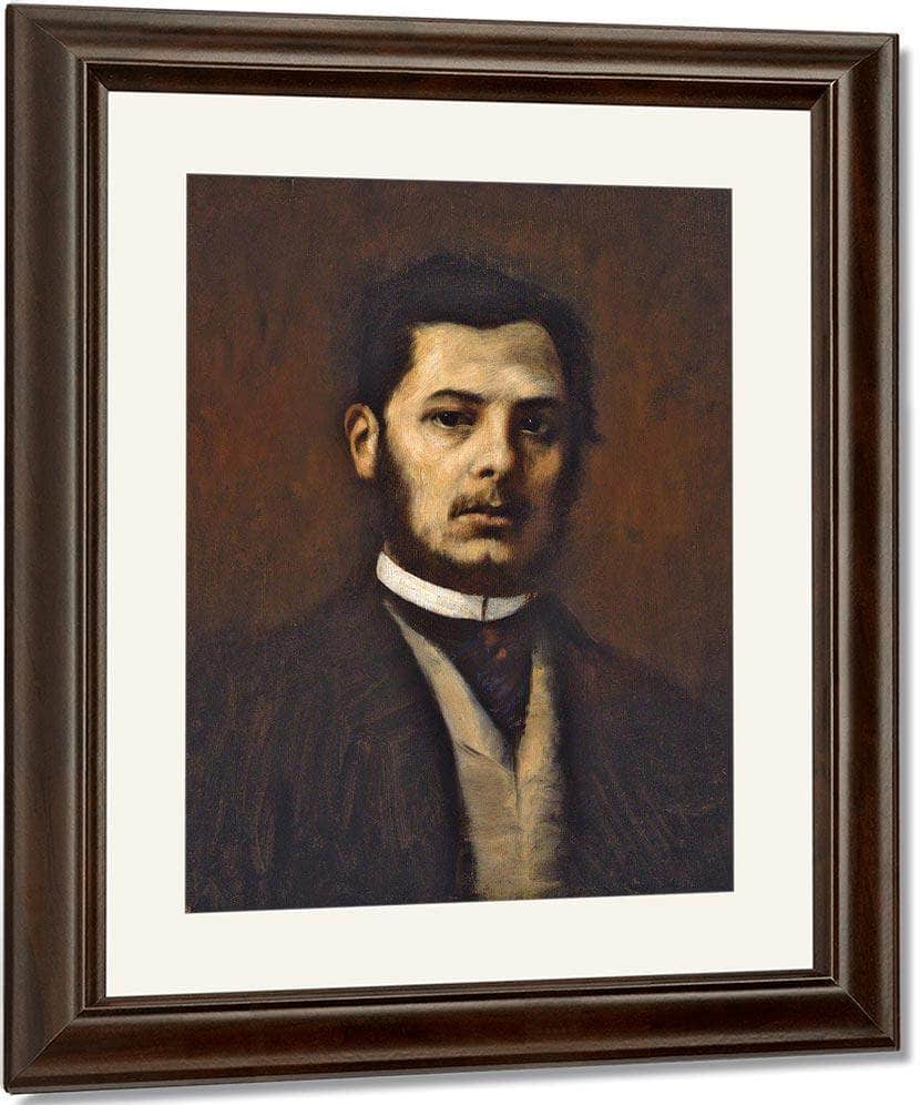 Portrait Of A Man By Edgar Degas Fine Art Print