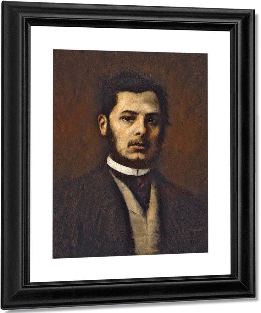Portrait Of A Man By Edgar Degas Fine Art Print