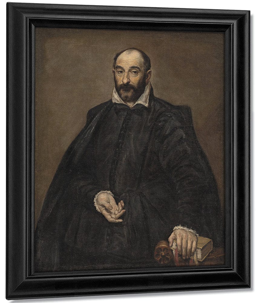 Portrait Of A Man By El Greco Fine Art Print