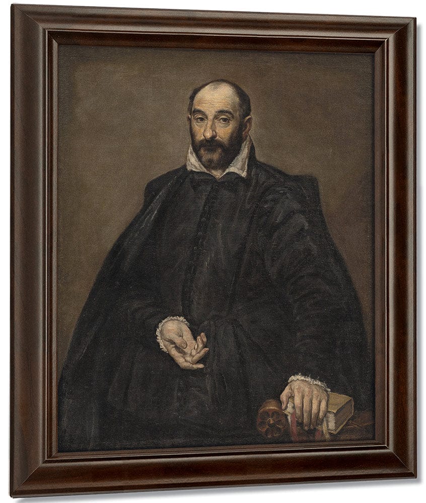 Portrait Of A Man By El Greco Fine Art Print