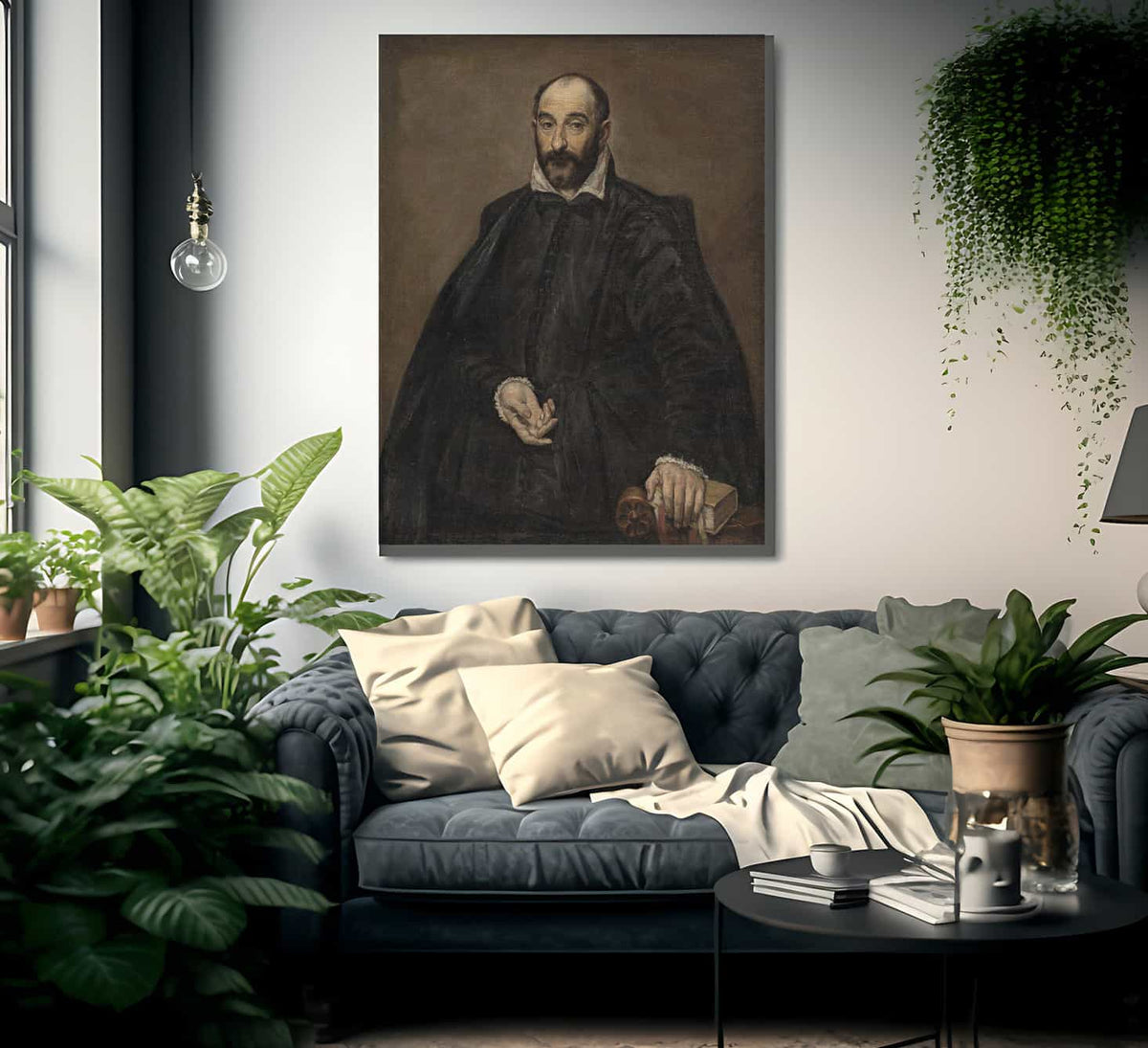 Portrait Of A Man By El Greco Fine Art Print