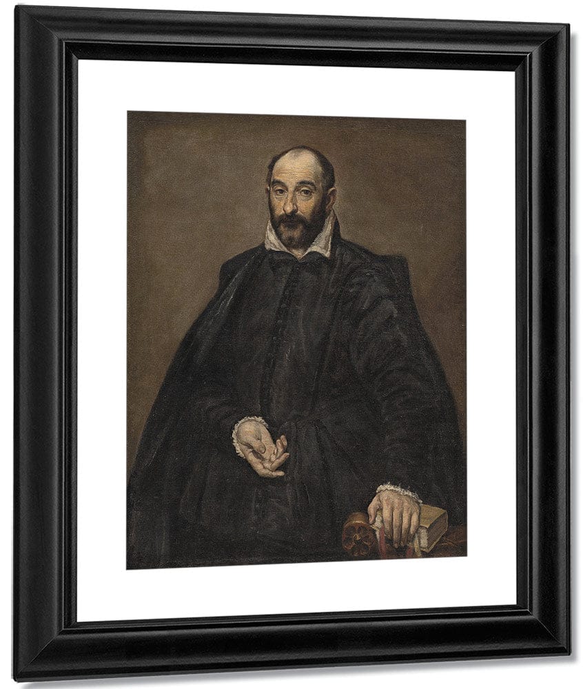 Portrait Of A Man By El Greco Fine Art Print