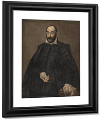 Portrait Of A Man By El Greco Fine Art Print