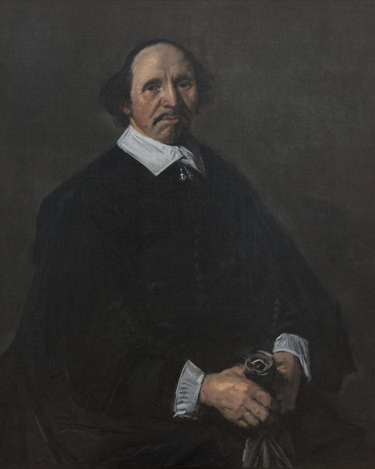 Portrait Of A Man By Frans Hals Fine Art Print