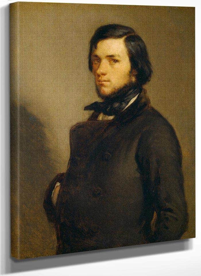 Portrait Of A Man By Jean Francois Millet Fine Art Print