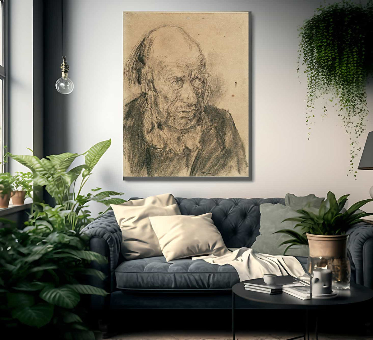 Portrait Of A Man By Nicolai Astrup Fine Art Print