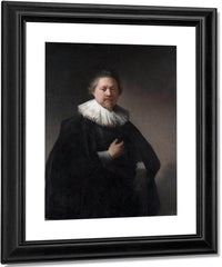 Portrait Of A Man By Rembrandt Fine Art Print