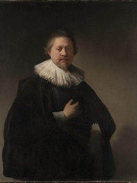 Portrait Of A Man Probably A Member Of The Van Beresteyn Family By Rembrandt Fine Art Print