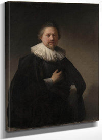 Portrait Of A Man Probably A Member Of The Van Beresteyn Family By Rembrandt Fine Art Print