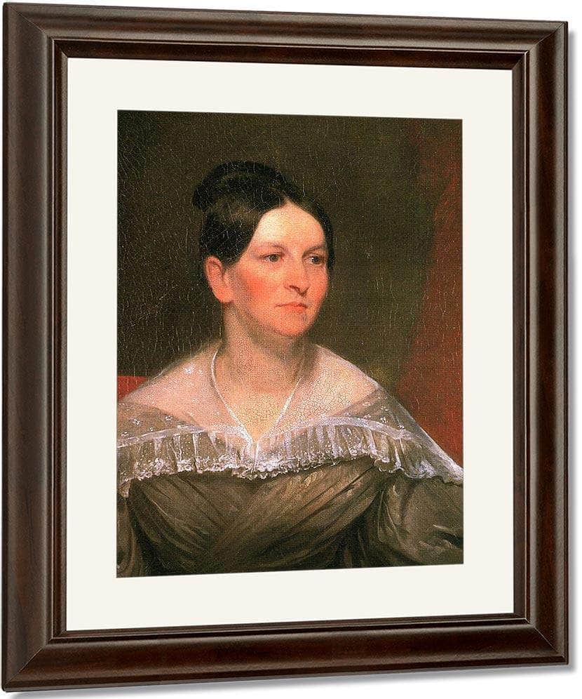 Portrait Of A Matron In A Tignon By Samuel F. B Fine Art Print