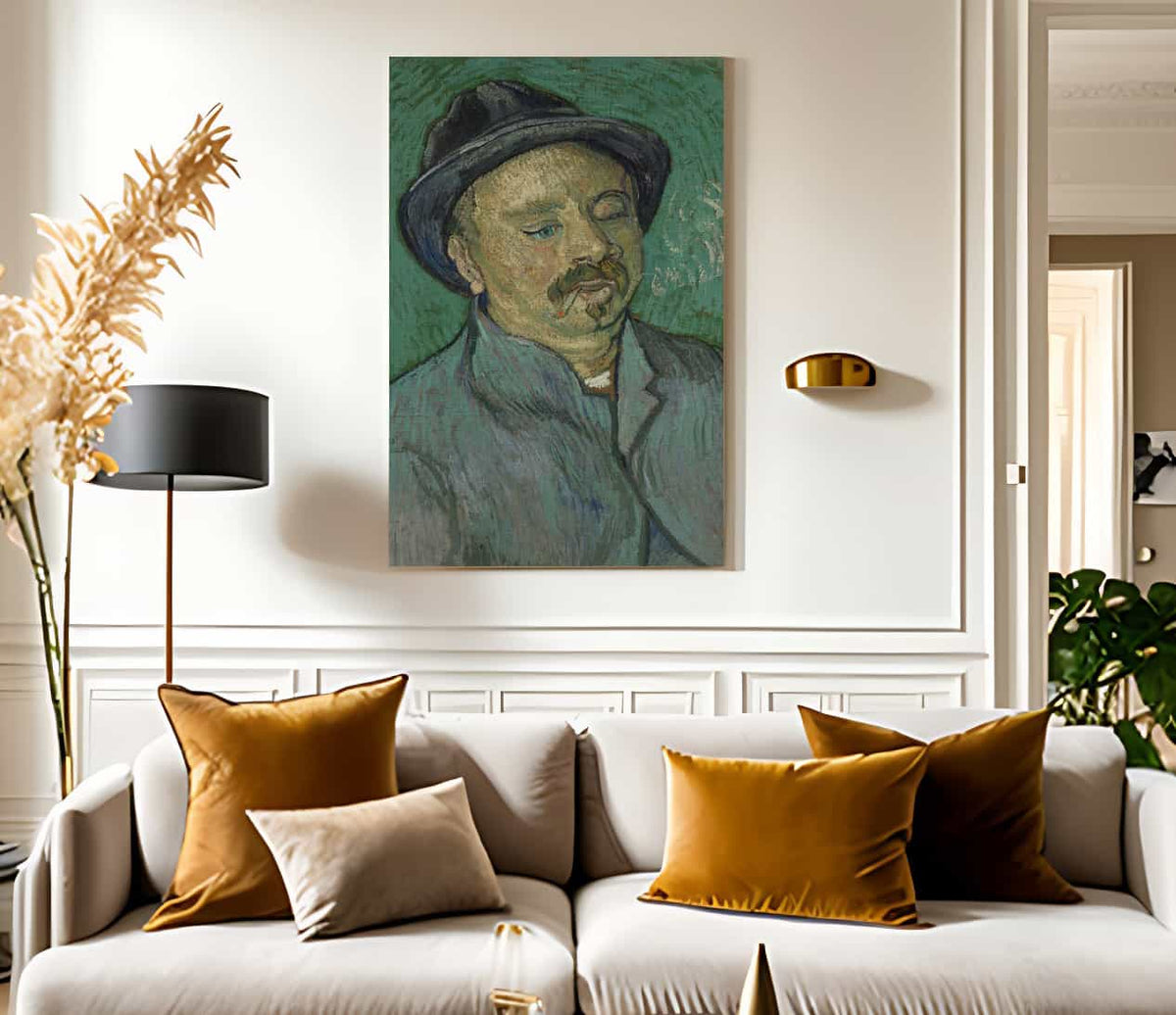 Portrait Of A One Eyed Man By Vincent Van Gogh Fine Art Print