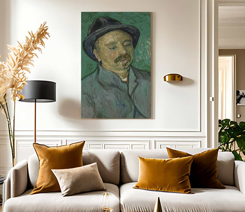 Portrait Of A One Eyed Man By Vincent Van Gogh Fine Art Print
