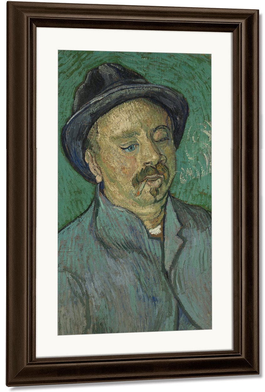 Portrait Of A One Eyed Man By Vincent Van Gogh Fine Art Print