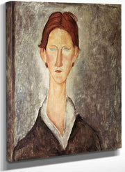 Portrait Of A Student By Amedeo Modigliani Fine Art Print