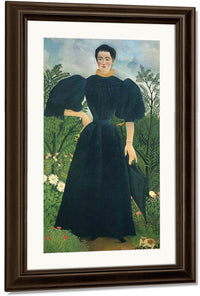 Portrait Of A Woman 1895 115X198Cm Musee Dorsay Paris By Henri Rousseau Fine Art Print