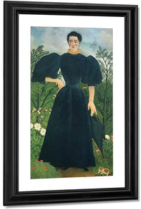 Portrait Of A Woman 1895 115X198Cm Musee Dorsay Paris By Henri Rousseau Fine Art Print