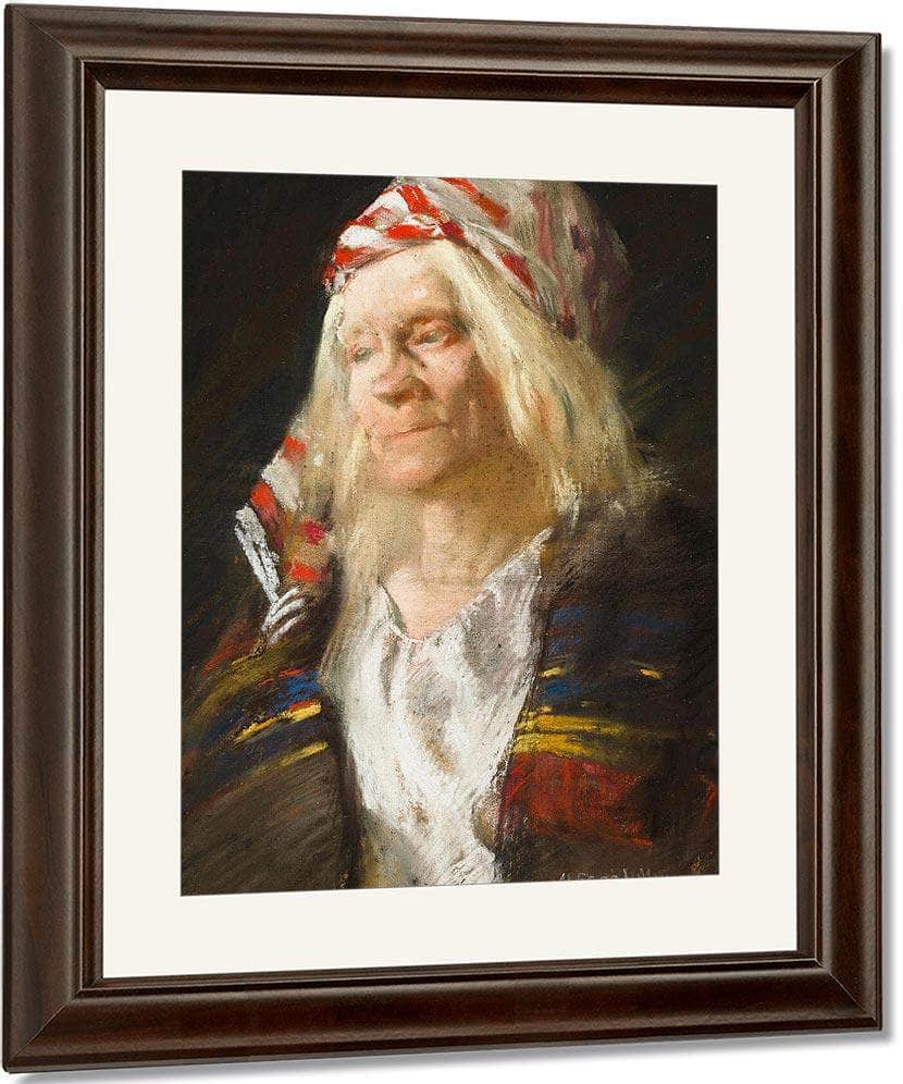 Portrait Of A Woman, 1895 By Alfred Henry Maurer Fine Art Print
