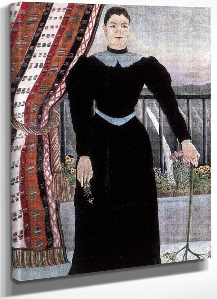 Portrait Of A Woman 1895 By Henri Rousseau Fine Art Print