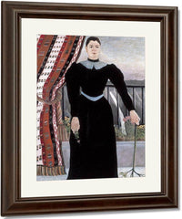 Portrait Of A Woman 1895 By Henri Rousseau Fine Art Print
