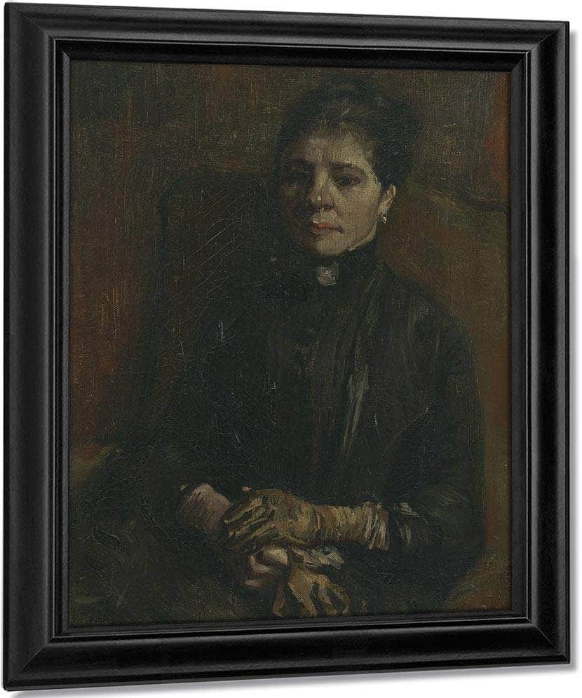 Portrait Of A Woman 2 By Vincent Van Gogh Fine Art Print