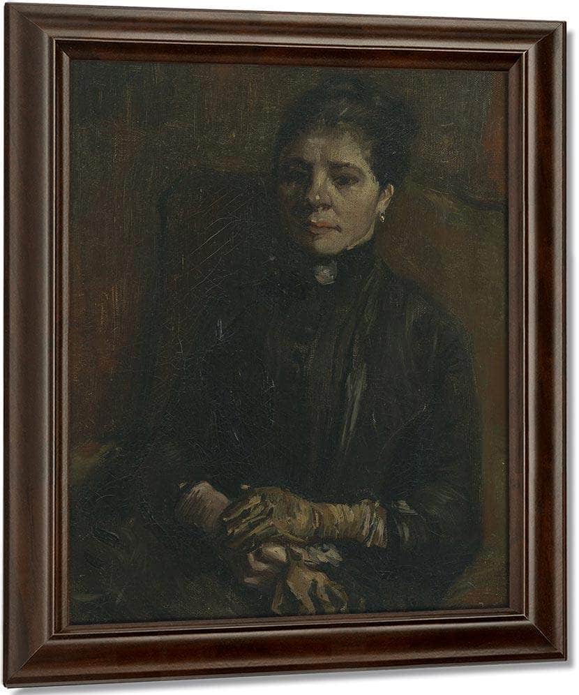 Portrait Of A Woman 2 By Vincent Van Gogh Fine Art Print