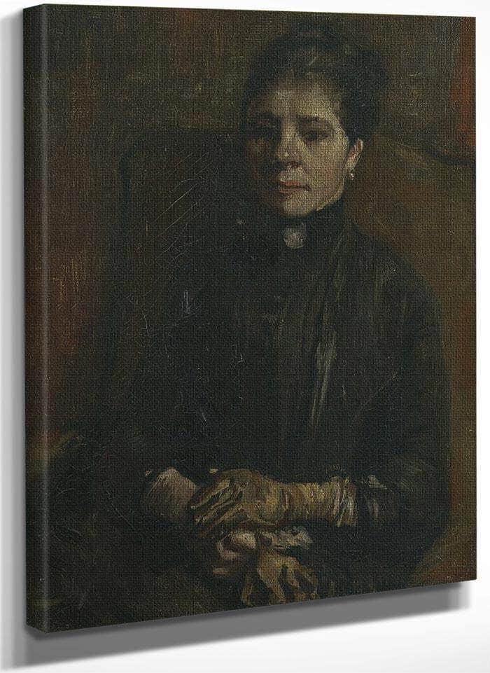 Portrait Of A Woman 2 By Vincent Van Gogh Fine Art Print