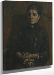 Portrait Of A Woman 2 By Vincent Van Gogh Fine Art Print