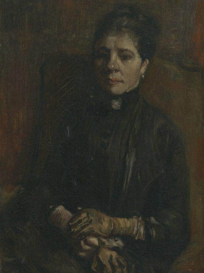 Portrait Of A Woman 2 By Vincent Van Gogh Fine Art Print