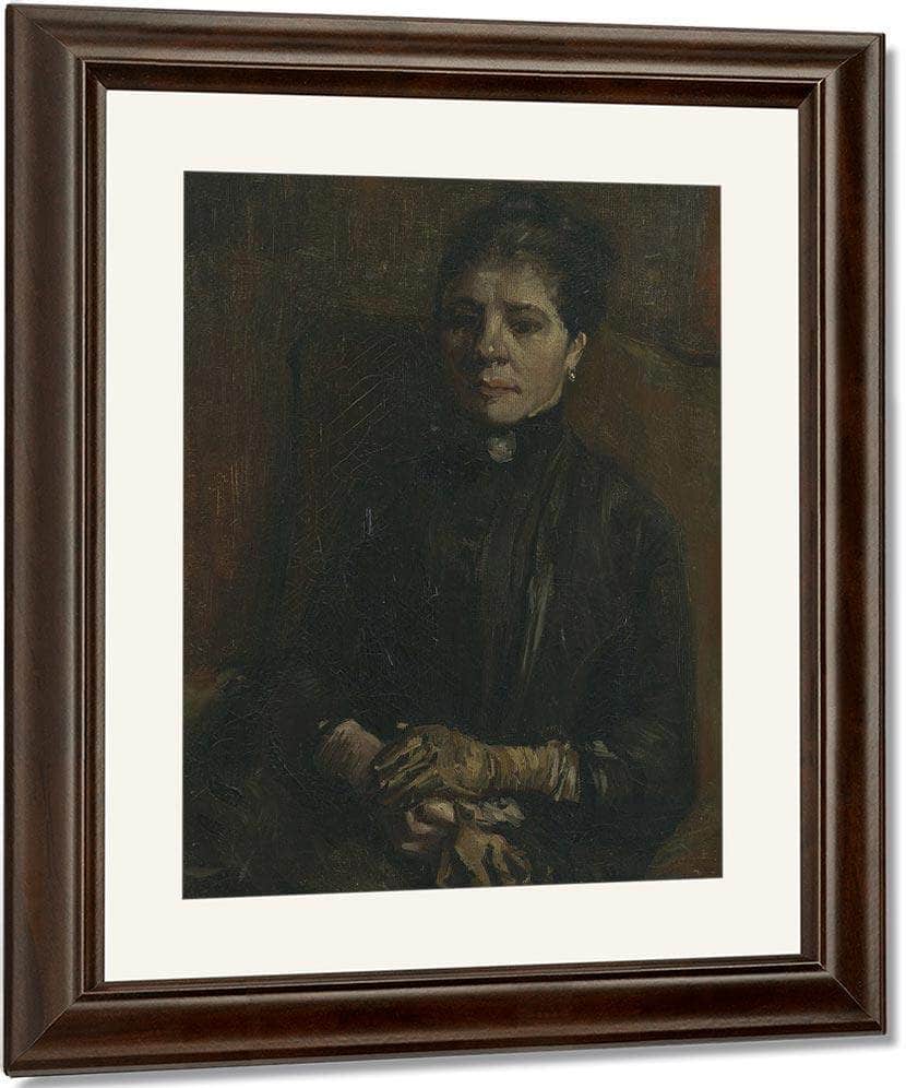 Portrait Of A Woman 2 By Vincent Van Gogh Fine Art Print