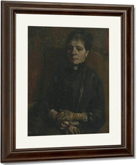 Portrait Of A Woman 2 By Vincent Van Gogh Fine Art Print