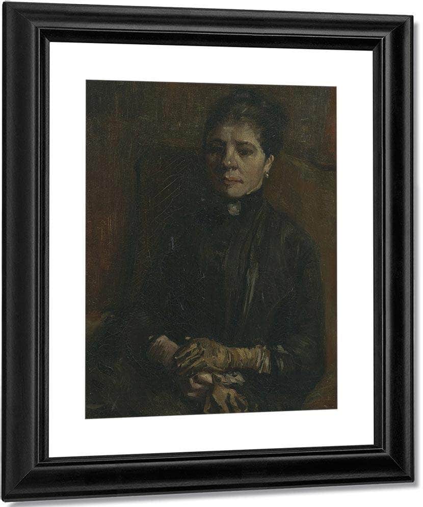 Portrait Of A Woman 2 By Vincent Van Gogh Fine Art Print