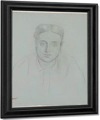 Portrait Of A Woman By Edgar Degas Fine Art Print
