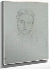 Portrait Of A Woman By Edgar Degas Fine Art Print