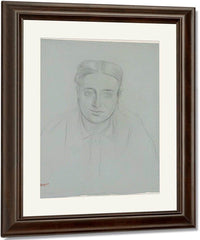 Portrait Of A Woman By Edgar Degas Fine Art Print