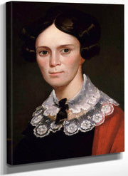 Portrait Of A Woman By George Catlin Fine Art Print