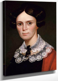 Portrait Of A Woman By George Catlin Fine Art Print