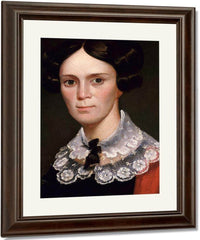Portrait Of A Woman By George Catlin Fine Art Print