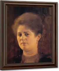 Portrait Of A Woman By Gustav Klimt Fine Art Print