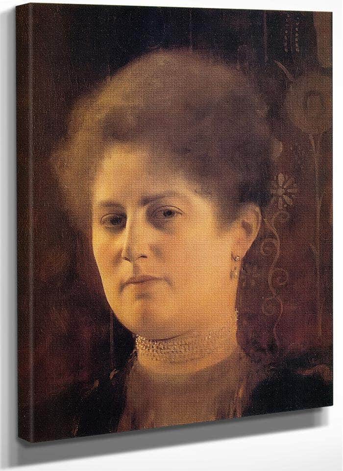 Portrait Of A Woman By Gustav Klimt Fine Art Print