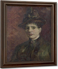 Portrait Of A Woman By Vincent Van Gogh Fine Art Print