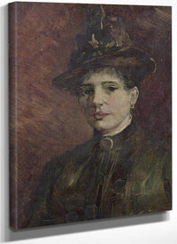Portrait Of A Woman By Vincent Van Gogh Fine Art Print