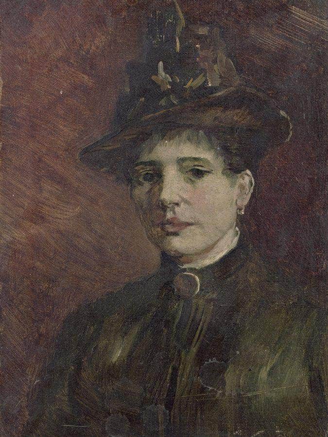 Portrait Of A Woman By Vincent Van Gogh Fine Art Print
