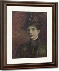 Portrait Of A Woman By Vincent Van Gogh Fine Art Print