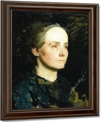 Portrait Of A Woman (Miss Gertrude Bloede) By Abbott Handerson Thayer Fine Art Print