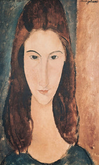 Portrait Of A Young Girl (Oil On Canvas) By Amedeo Modigliani Fine Art Print