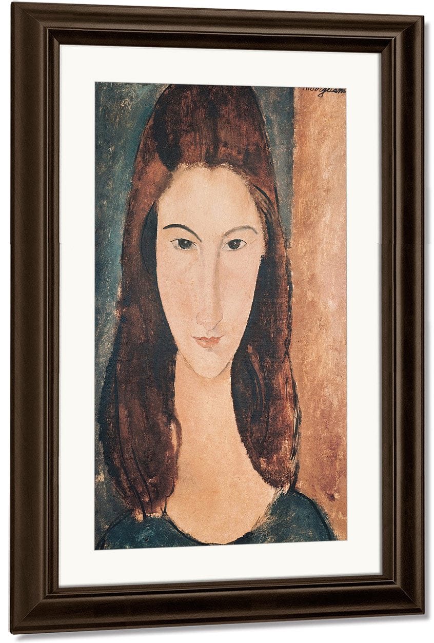 Portrait Of A Young Girl (Oil On Canvas) By Amedeo Modigliani Fine Art Print