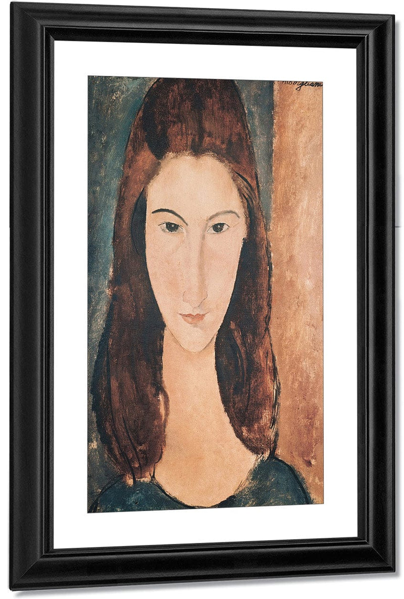 Portrait Of A Young Girl (Oil On Canvas) By Amedeo Modigliani Fine Art Print