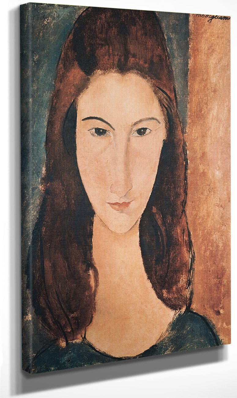 Portrait Of A Young Girl (Oil On Canvas) By Amedeo Modigliani Fine Art Print
