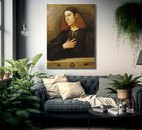 Portrait Of A Young Man 1510 By Giorgione Fine Art Print