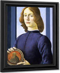 Portrait Of A Young Man By Sandro Botticelli Fine Art Print